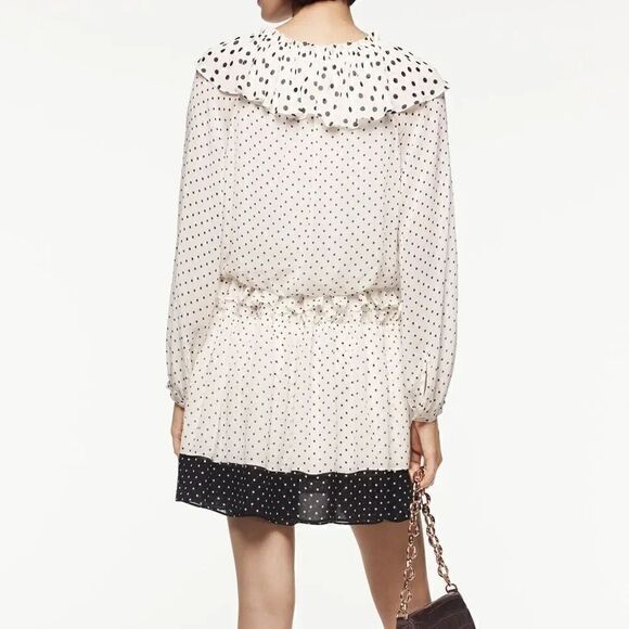 ZARA POLKA DOT MINI DRESS LIMITED EDITION - Picture 2 of 6